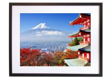 Mont Fuji en automne - 50 x 40 cm