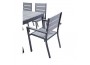 Ensemble MAGDA - Table de jardin 180 cm + 4 chaises + 2 fauteuils