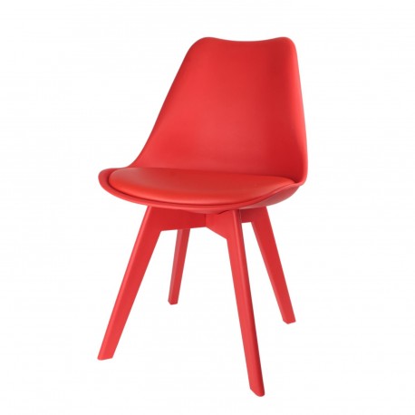 Chaise HELSI Rouge